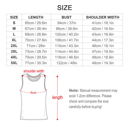 Custom All-Over Print Tank Top | Your Design on Performance Fabric