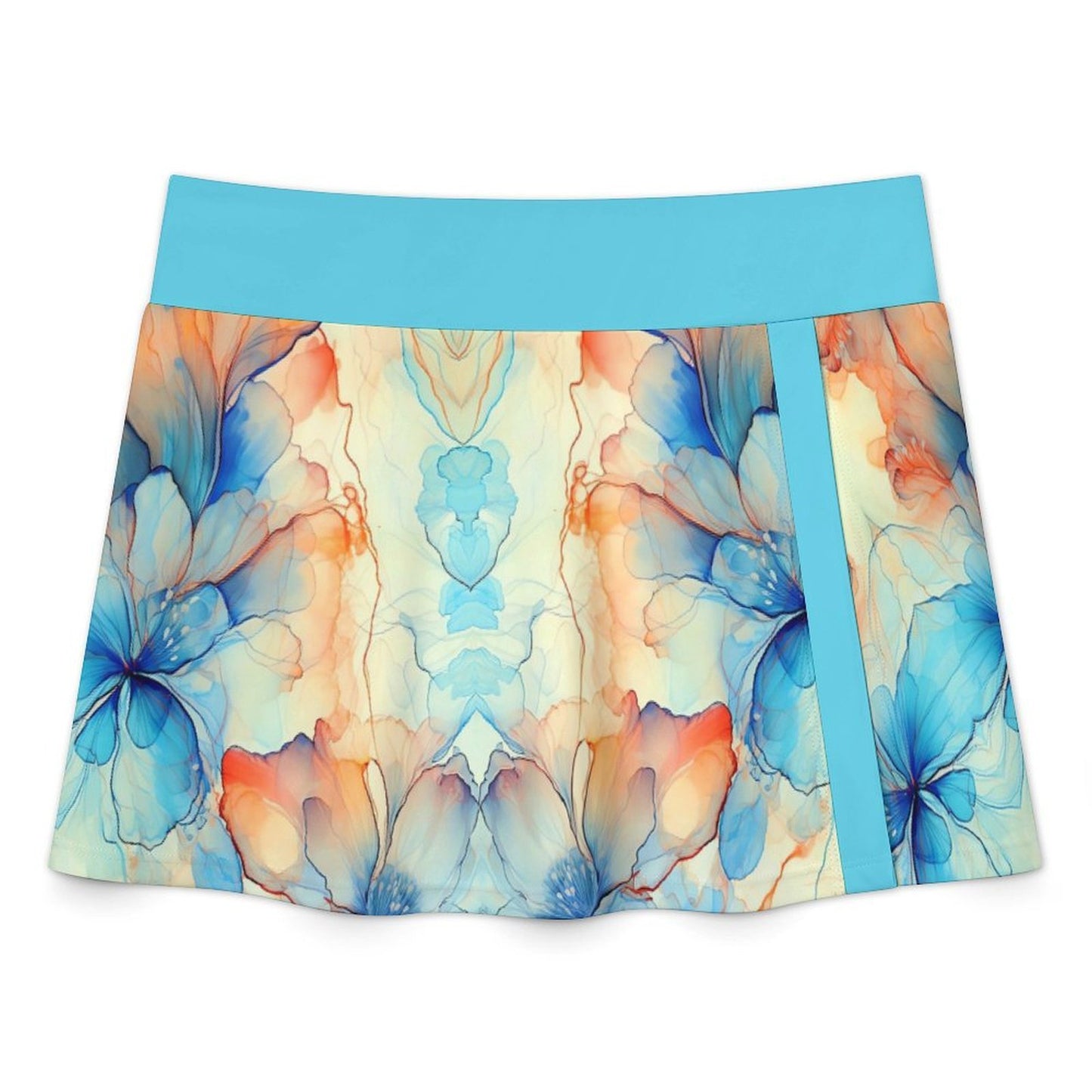 Custom Two-Piece Slit Skirt Swimsuit Set