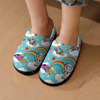 Custom Kids' Slippers with Rubber Sole | Personalized & Non-Slip