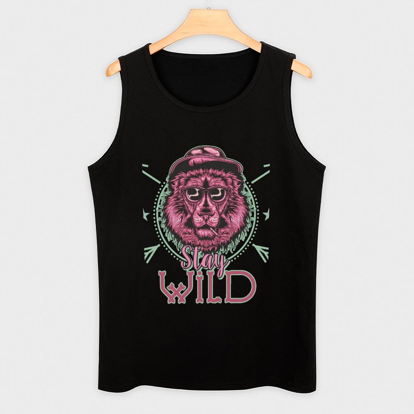 Custom Men's Cotton Tank Top | Personalized Sleeveless Shirt