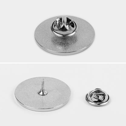 Custom Printed Classic 1-Inch Round Metal Lapel Pin