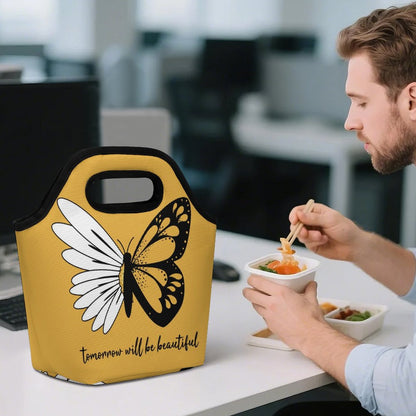 Custom Lunch Tote with Photo | Personalized Waterproof Carry Bag
