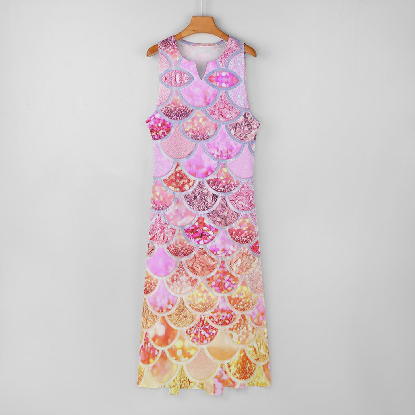 Custom Sleeveless Slim-Fit Maxi Dress | Elongating Column Gown