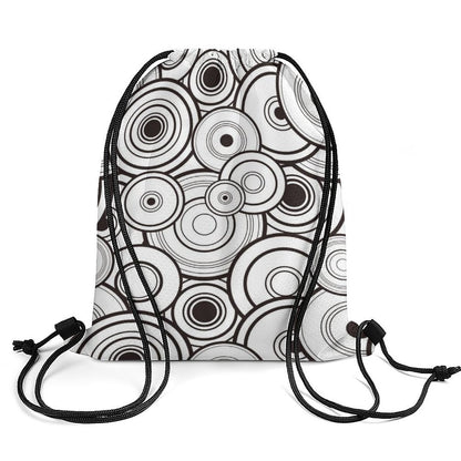 Custom Honeycomb Drawstring Backpack: Textured Cinch Sack