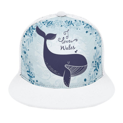 Design a Custom Flat Brim Trucker Hat | Mesh Snapback Cap