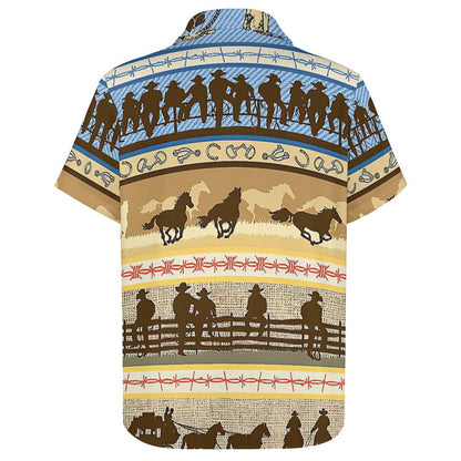 Custom Men's 4-Way Stretch Button Down Shirt | Pocket & Wrinkle-Free