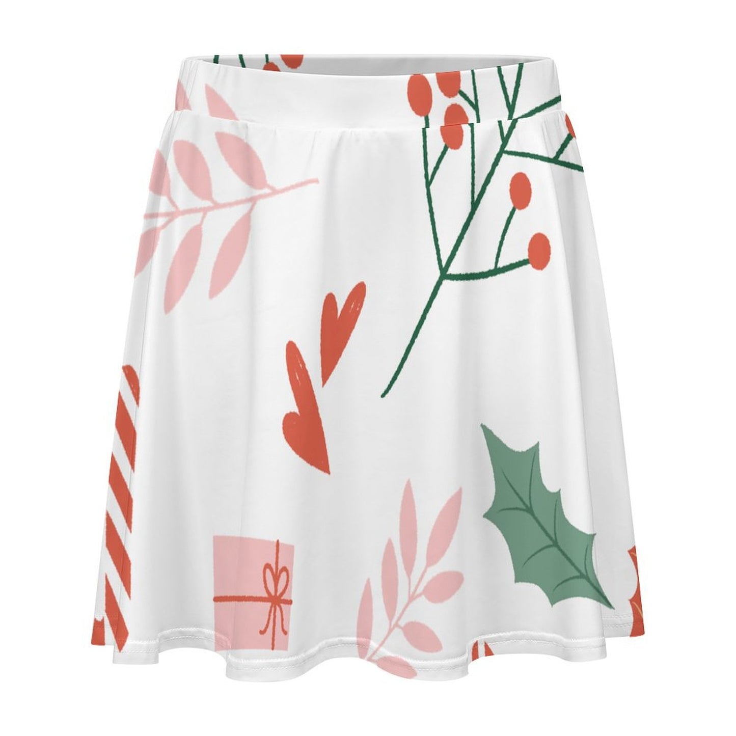 Custom Milk Silk Skater Dress | Personalized All-Over Print Flared Dress