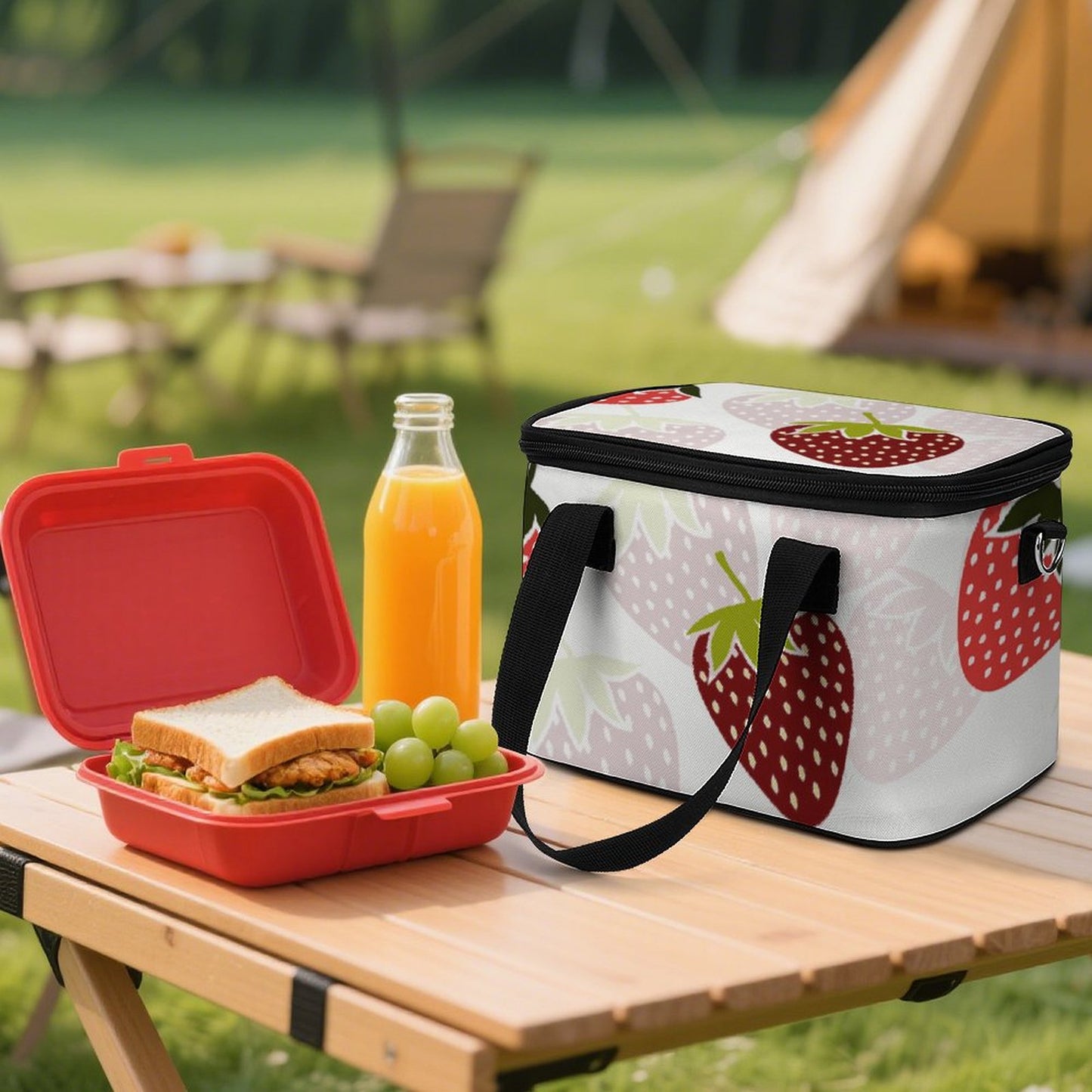 Custom Insulated Lunch Bag | Personalized Cooler Tote with Your Photo