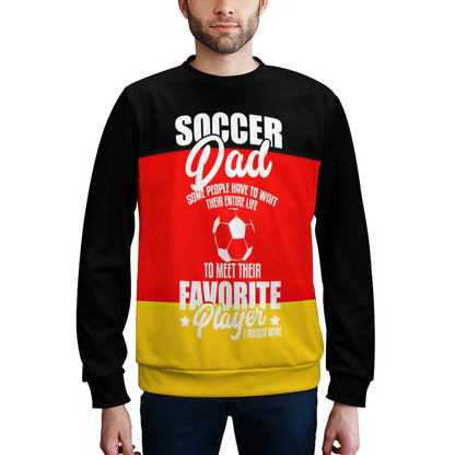 Custom All-Over Print Sweatshirt | Cotton-Feel Scuba Pullover (S-5XL)