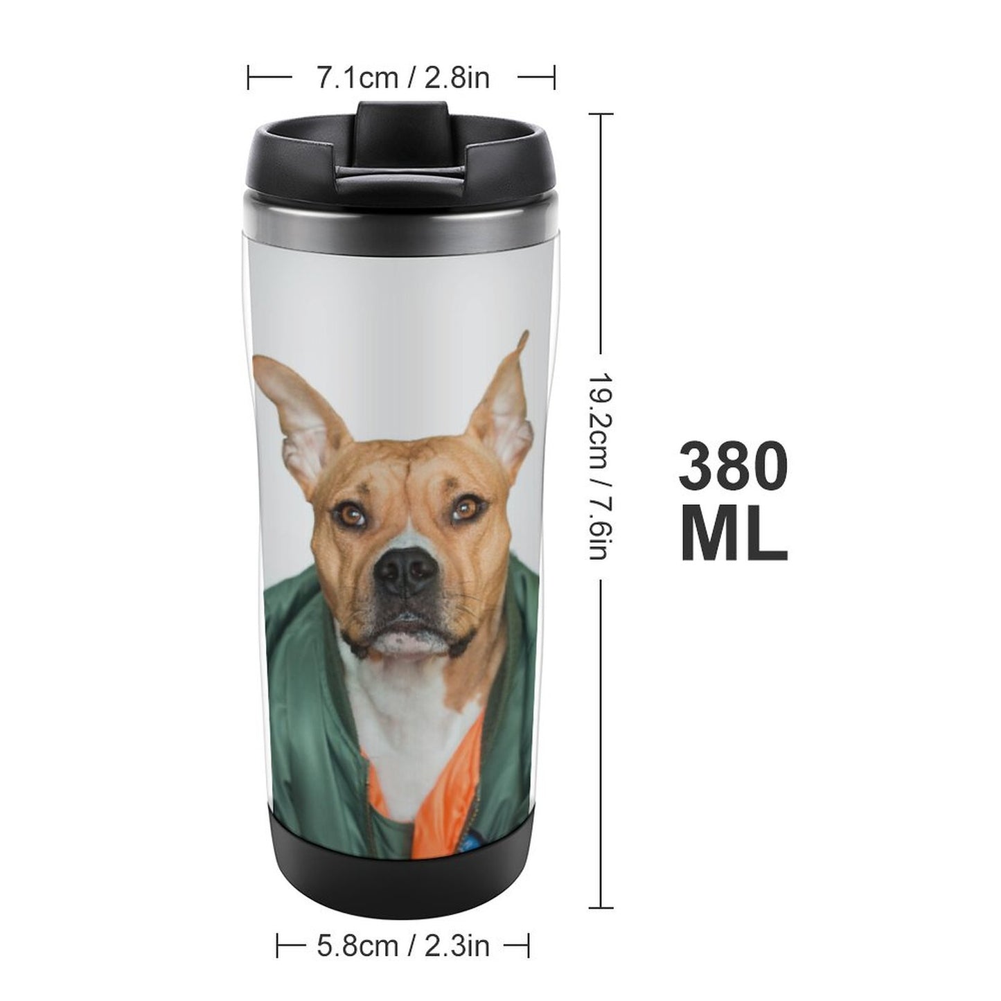 Personalized Stainless Steel Travel Mug | Detachable 13oz Hygienic Tumbler