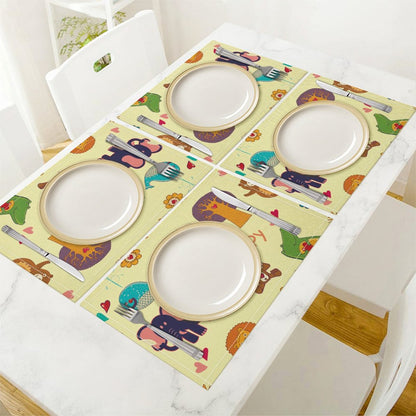 Custom Linen Placemats | Personalized Dining & Wedding Table Decor