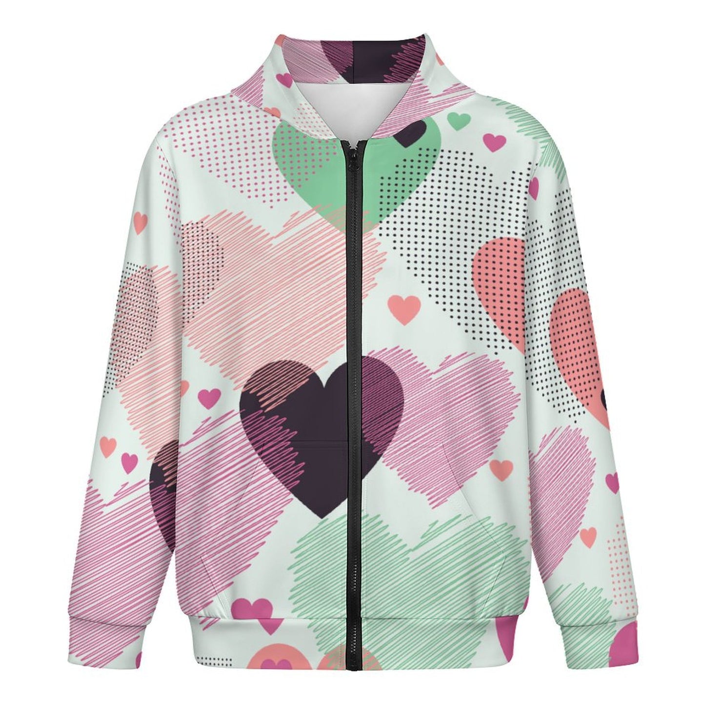 Custom Youth Zip Hoodie | Personalized Breathable Sweatshirt for Teens