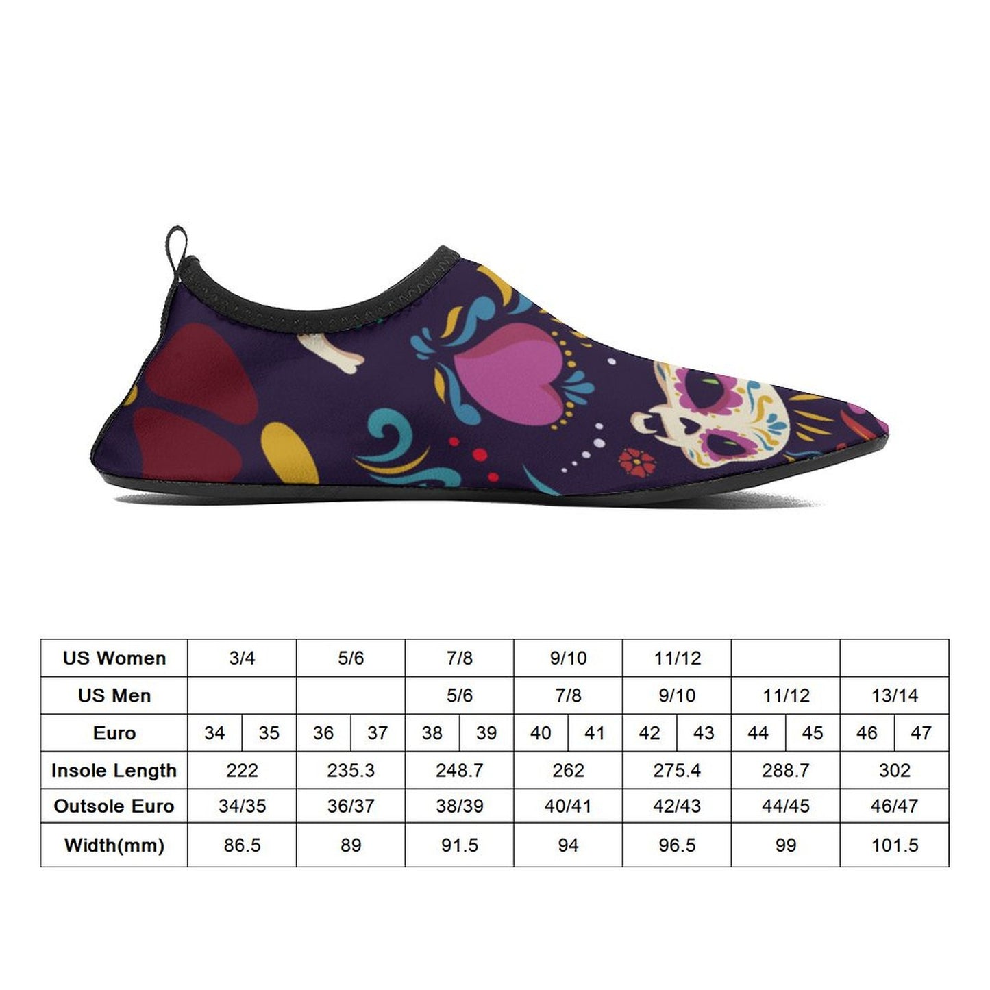 Custom Print Water Shoes | Personalized Elastic Aqua Socks