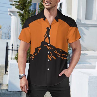 Custom Cuban Collar Shirt | Personalized All-Over Print Camp Shirt