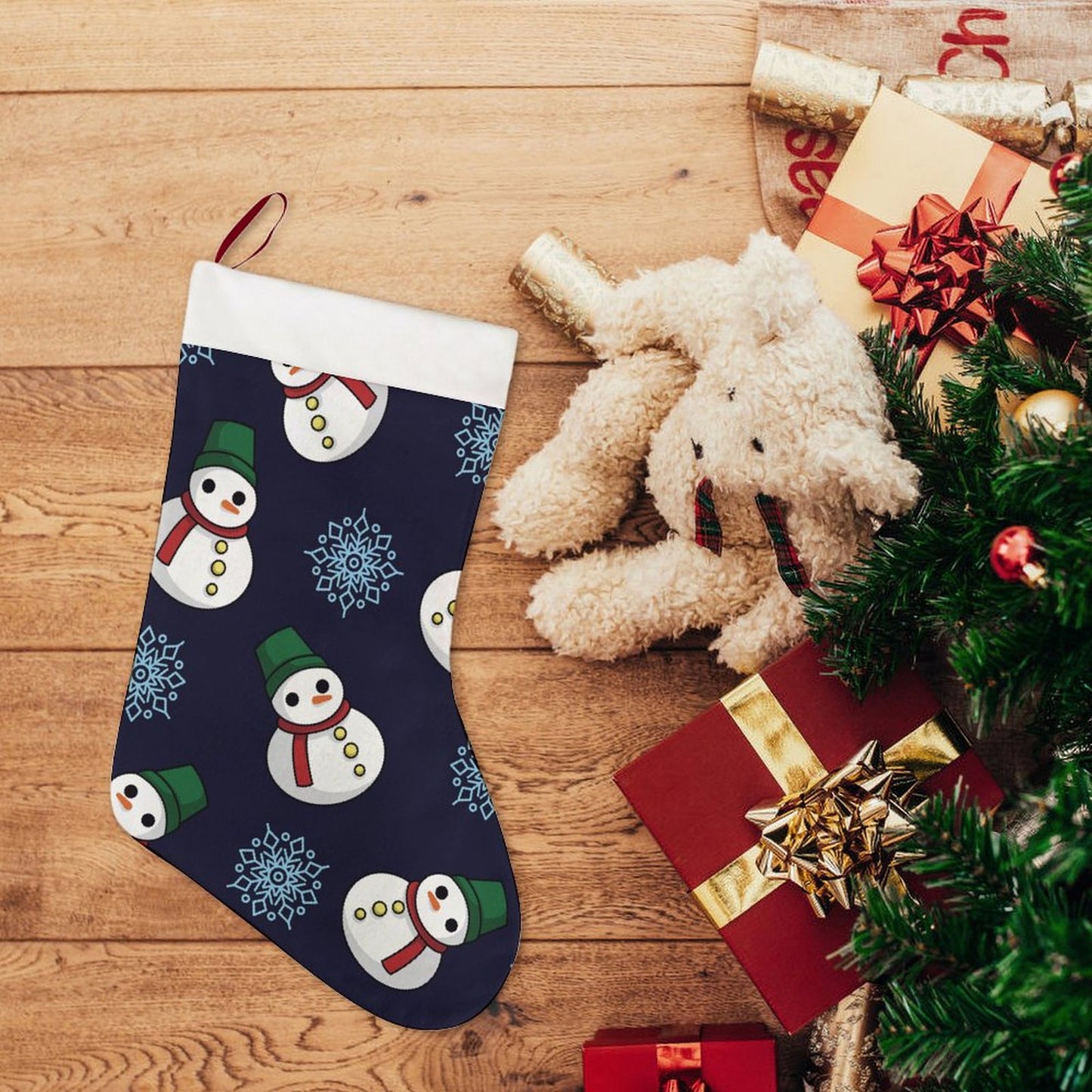 Create a Keepsake Plush Christmas Stocking | Your Photo in Soft Velvet