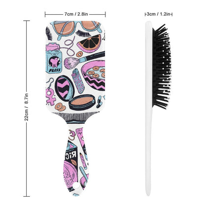 Massage Cushion Hairbrush Scalp Care Custom Print | Pneumatic Design