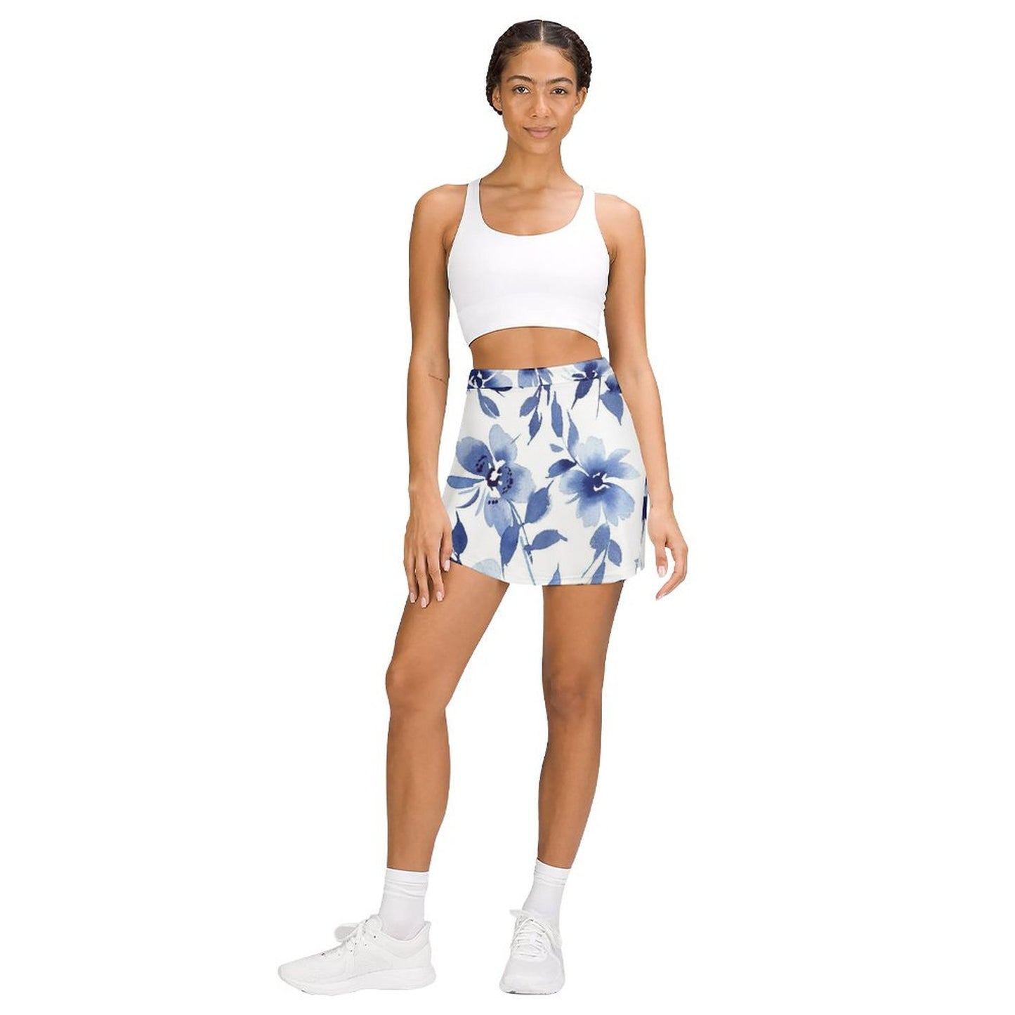Custom Print Skort | Personalized A-Line Skirt with Shorts