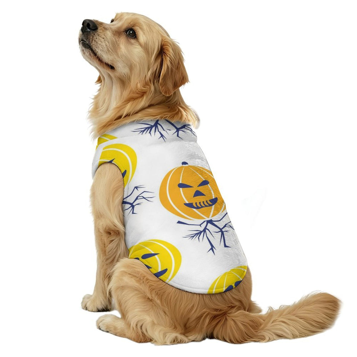 Large Dog Fleece Vest with Custom Print Option