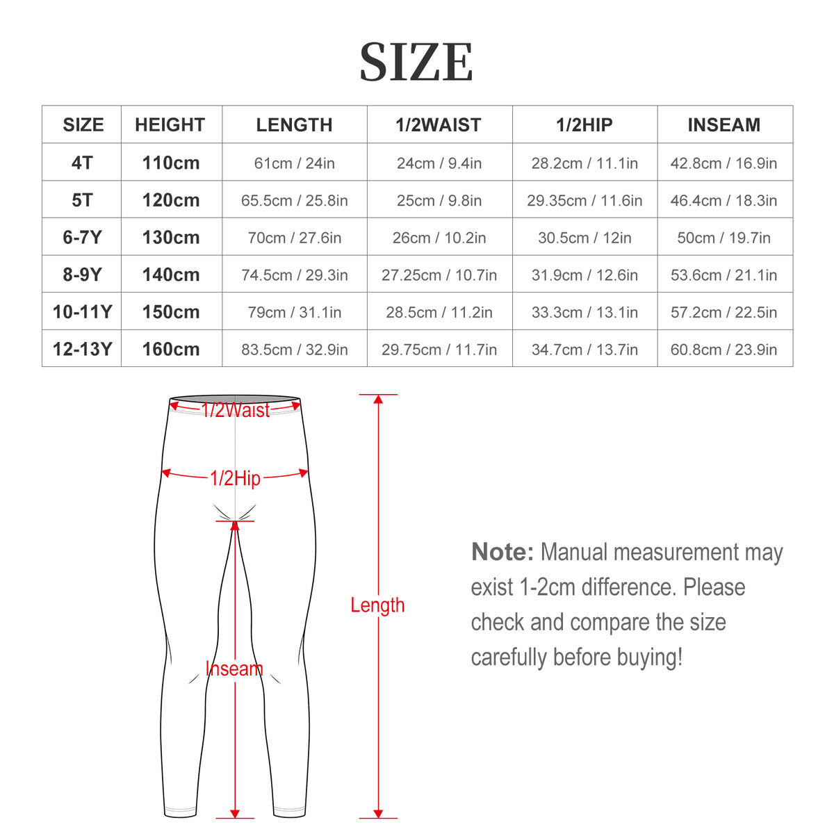 Custom Girls Yoga Leggings with Personalized Print