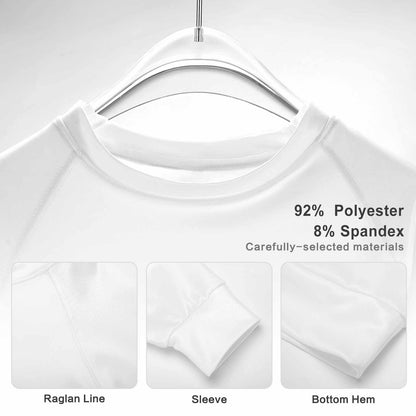 Custom Raglan Sweatshirt | Personalized Photo Crewneck Gift