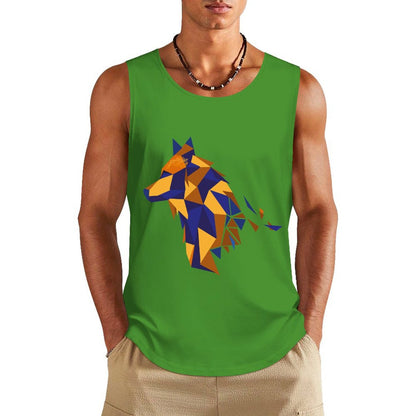 Custom Cotton Vest | Personalized Heat Press Tank Top (Multi-Color)