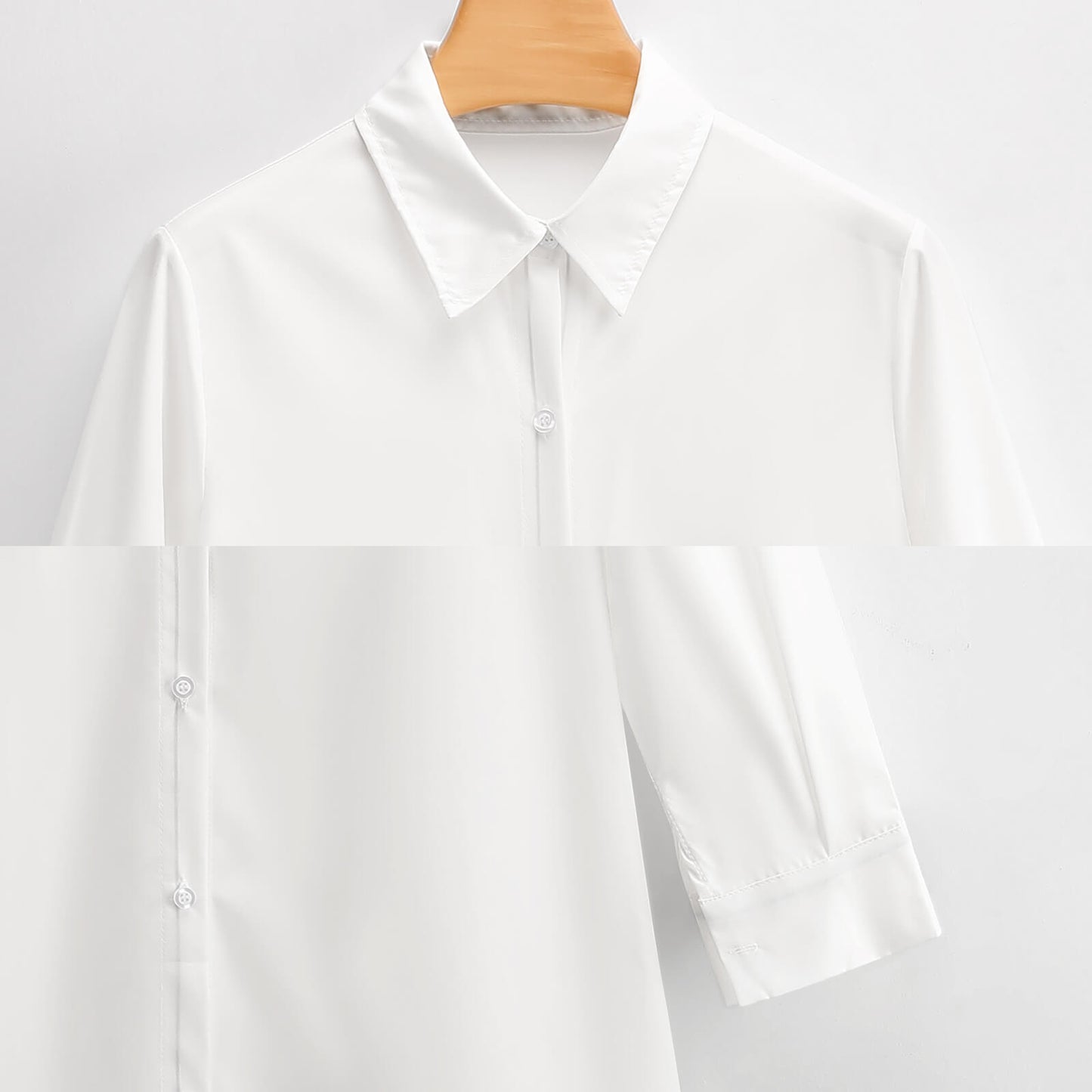 Custom Print Shirt Dress | Personalized Long Sleeve Button-Down Dress