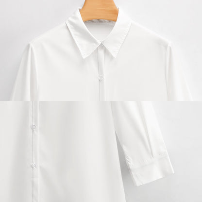 Custom Print Shirt Dress | Personalized Long Sleeve Button-Down Dress