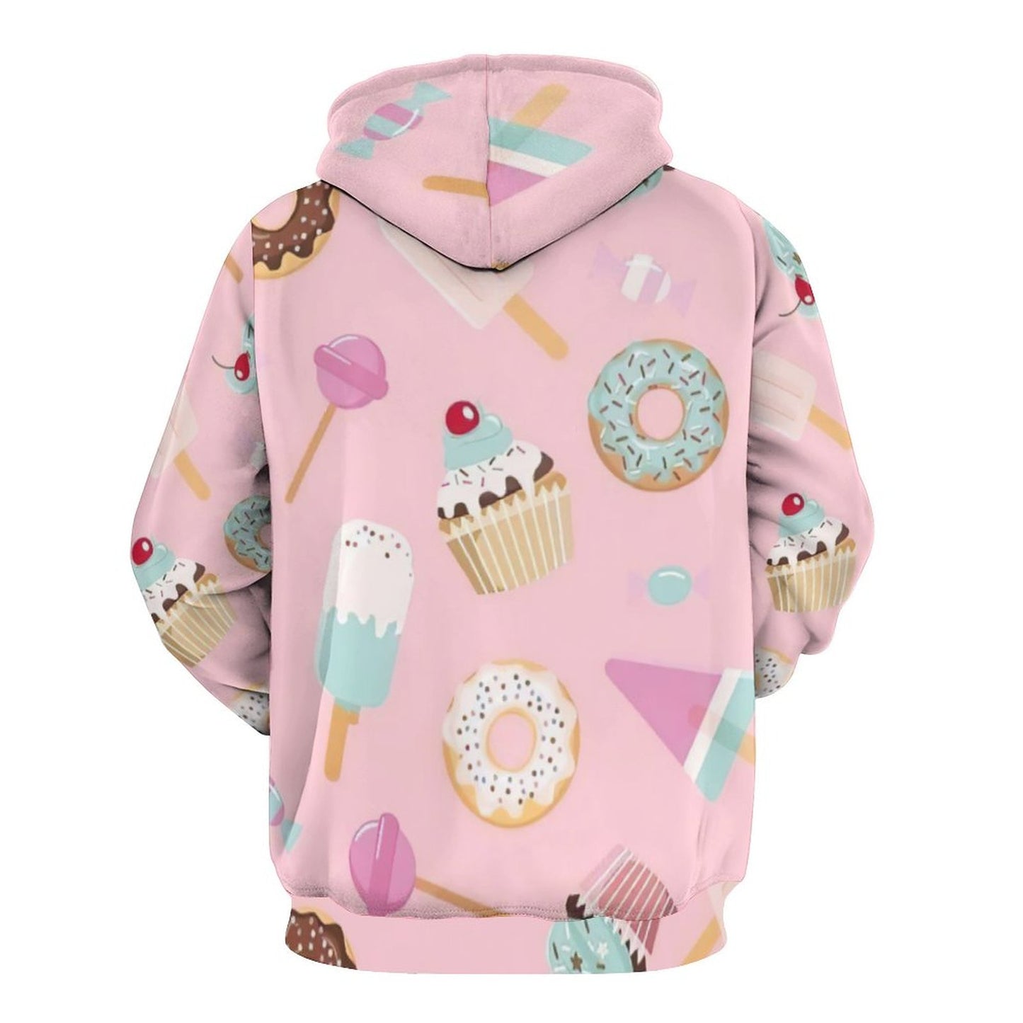 Custom All-Over Print French Terry Hoodie | Double-Lined Hood & Size S-6XL