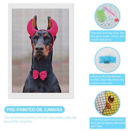 Custom Square Drill Diamond Painting | Turn Your Photo into Mosaic Art