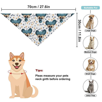 Custom Pet Bandana | Personalized with Your Dog or Cat's Photo & Name