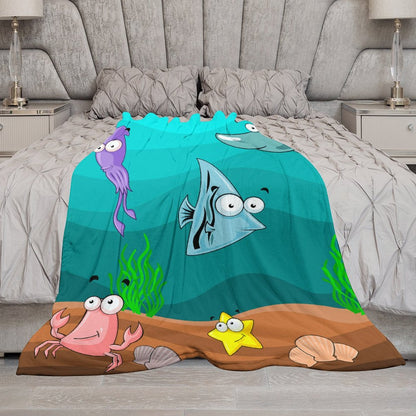 Custom Photo Blanket | Personalized Fleece Throw with Your Picture