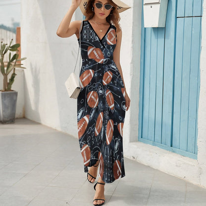 Custom Print Maxi Dress | Design Your Own Sleeveless Summer Dress