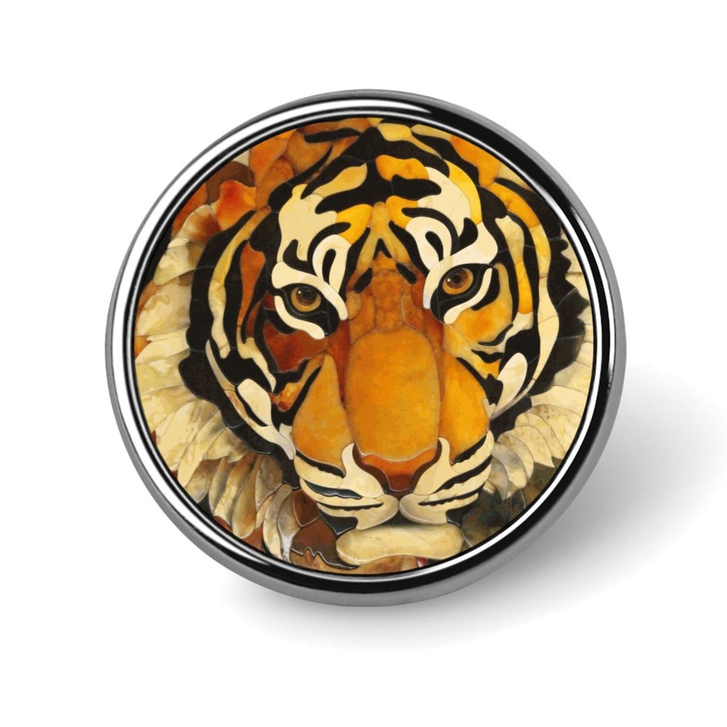 Custom Printed Classic 1-Inch Round Metal Lapel Pin
