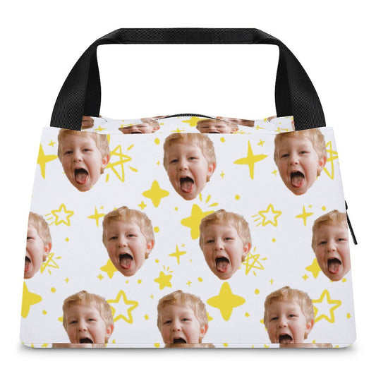 Custom Rectangular Lunch Tote Bag | Personalized Insulated Bento Carrier