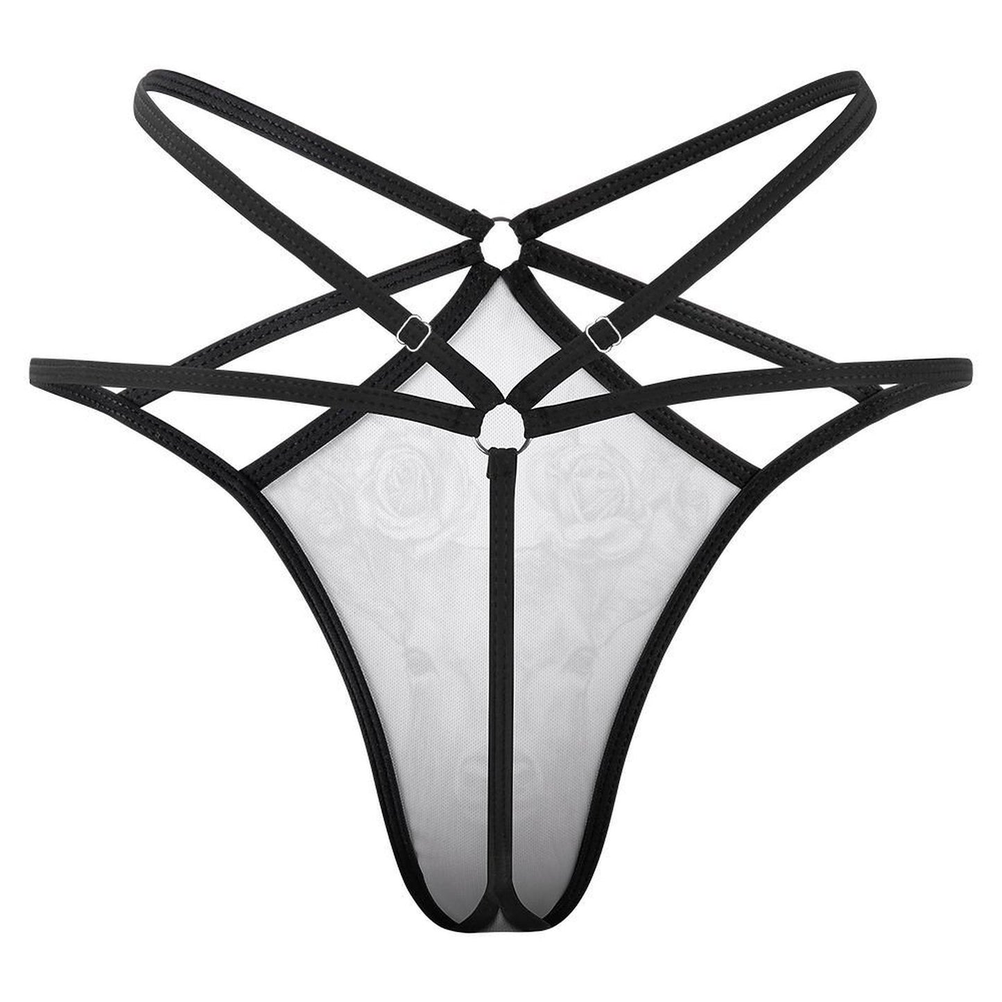 Personalized Mesh Thong | Custom Photo Underwear for Her