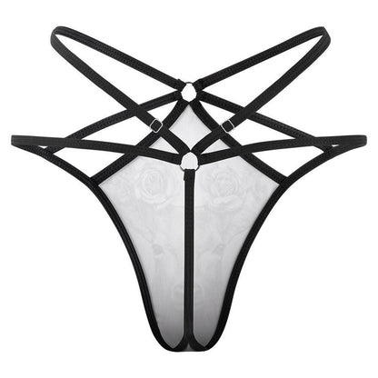 Personalized Mesh Thong | Custom Photo Underwear for Her
