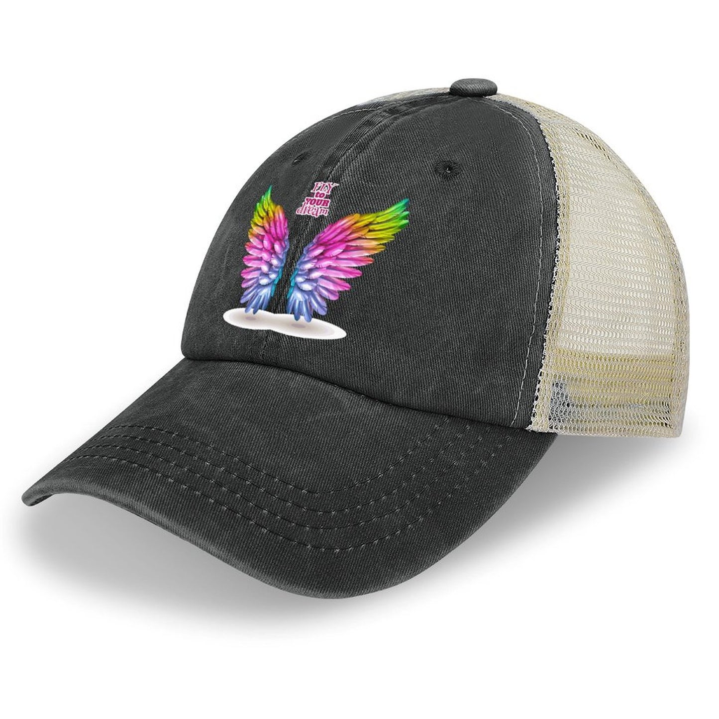 Custom Hollow-Out Denim Cap | Personalized Cotton Baseball Hat
