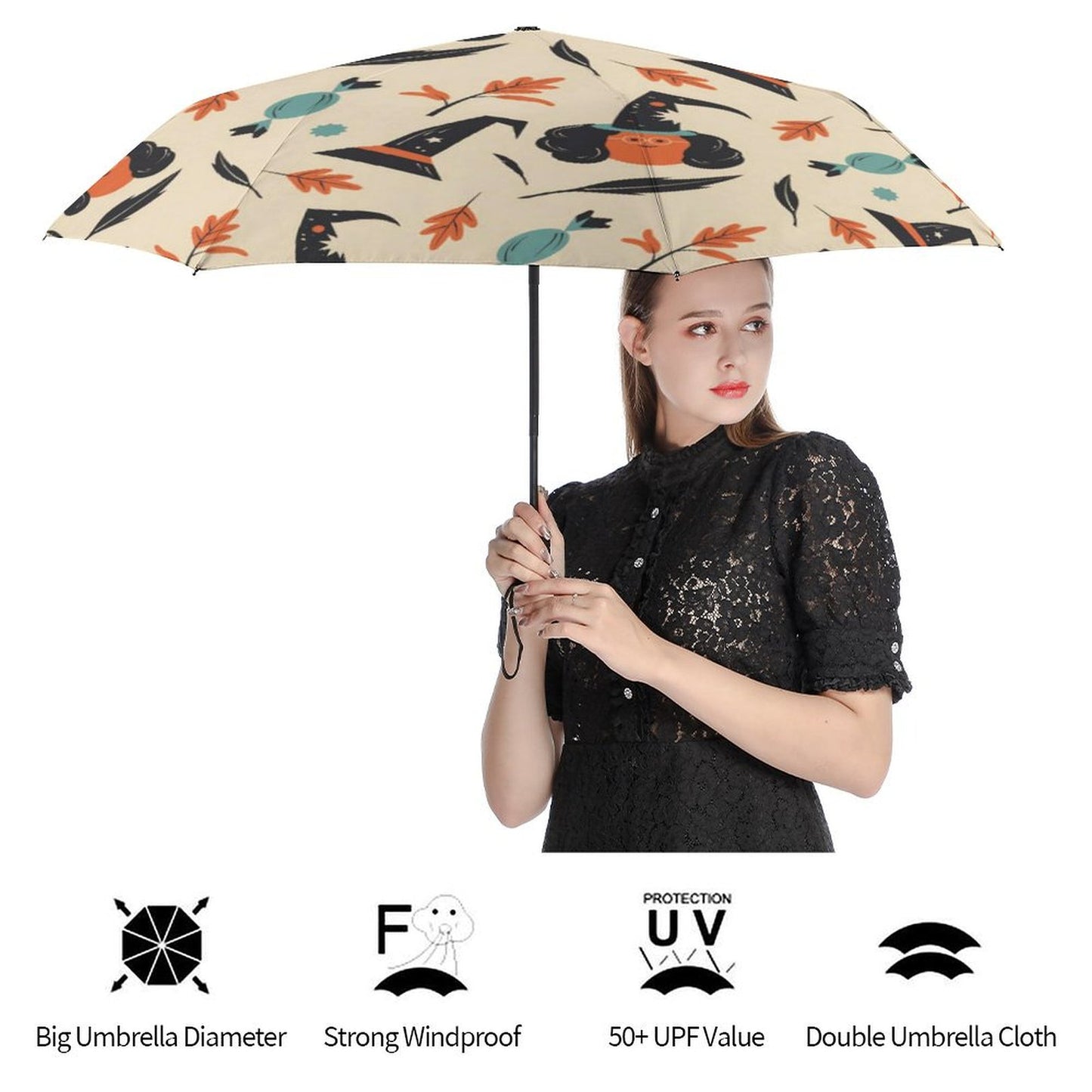 Design Your Custom Compact Umbrella | Windproof & Water-Repellent