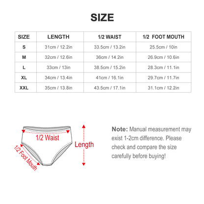 Custom Women's High-Waisted Panties | Personalized Photo Gift for Her
