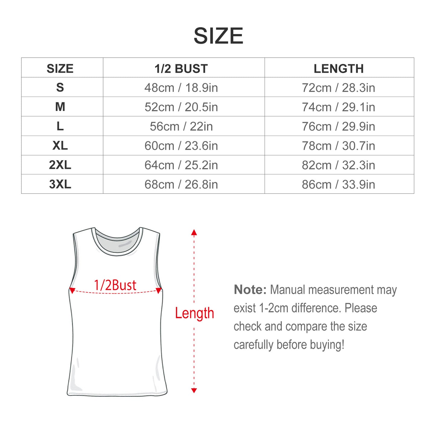 Custom Men's Cotton Tank Top | Personalized Sleeveless Shirt