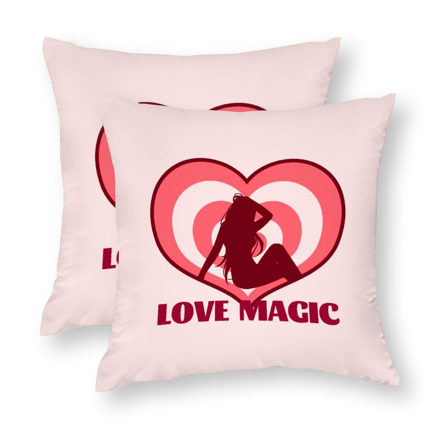 Personalized Double-Sided Polyester Throw Pillow Case | HD Print Decor