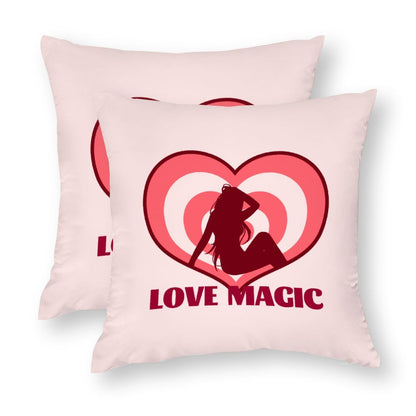 Personalized Double-Sided Polyester Throw Pillow Case | HD Print Decor