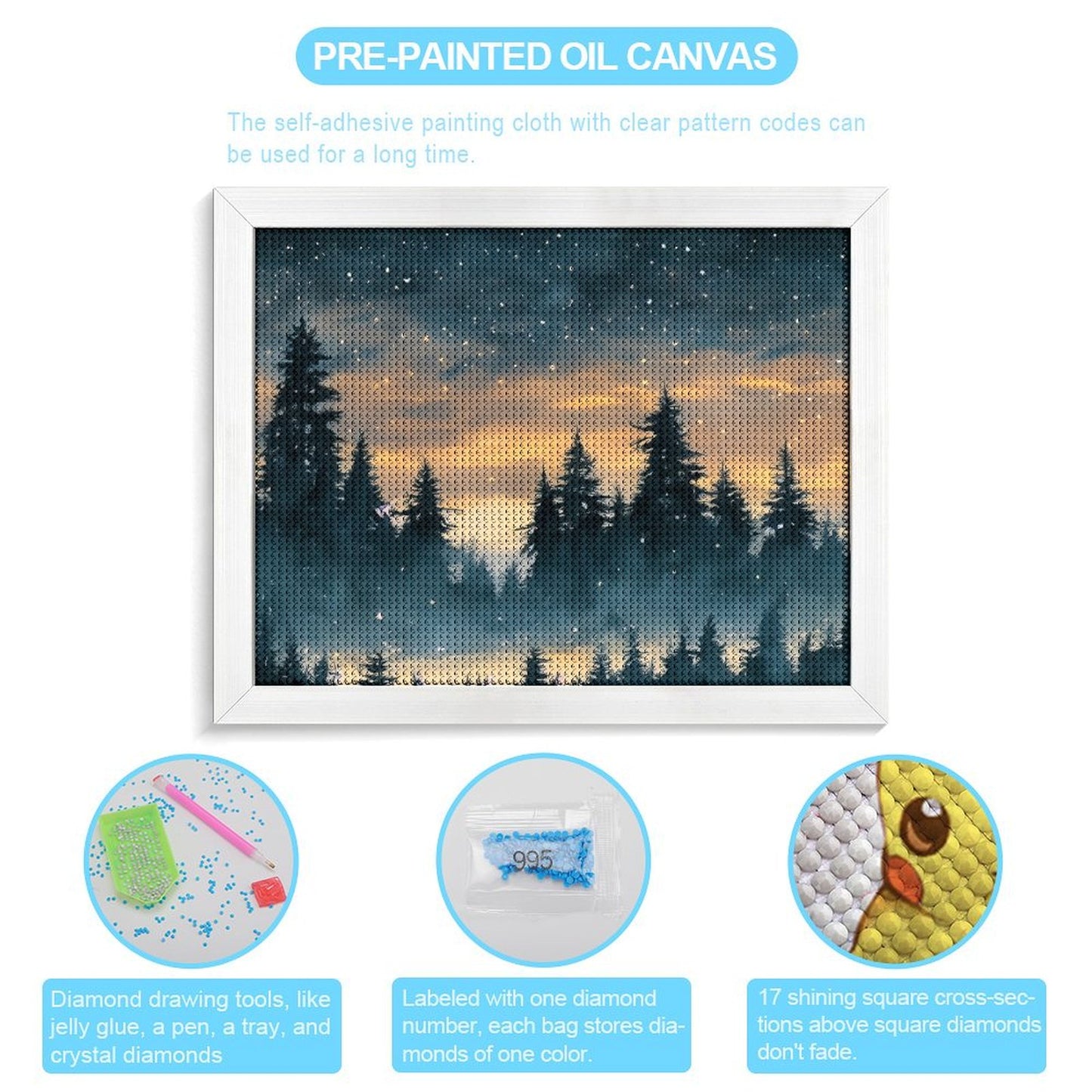 Custom Framed Diamond Art Kit | Turn Your Photo into a Masterpiece