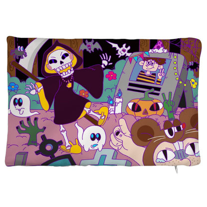 Custom Lumbar Pillow Cover: Soft Velvet Personalized Support