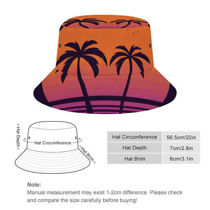 Custom All-Print Adult Bucket Hat | Personalized Polyester Sun Hat