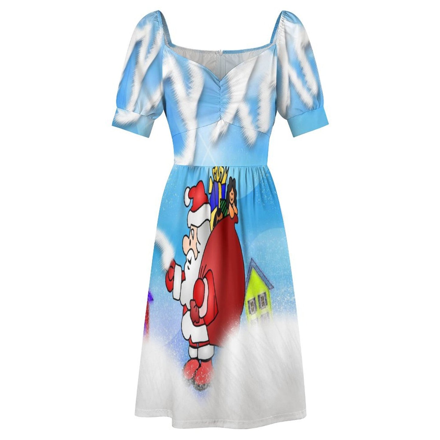 Custom Sweetheart Dress | Personalized Photo A-Line Mini Dress