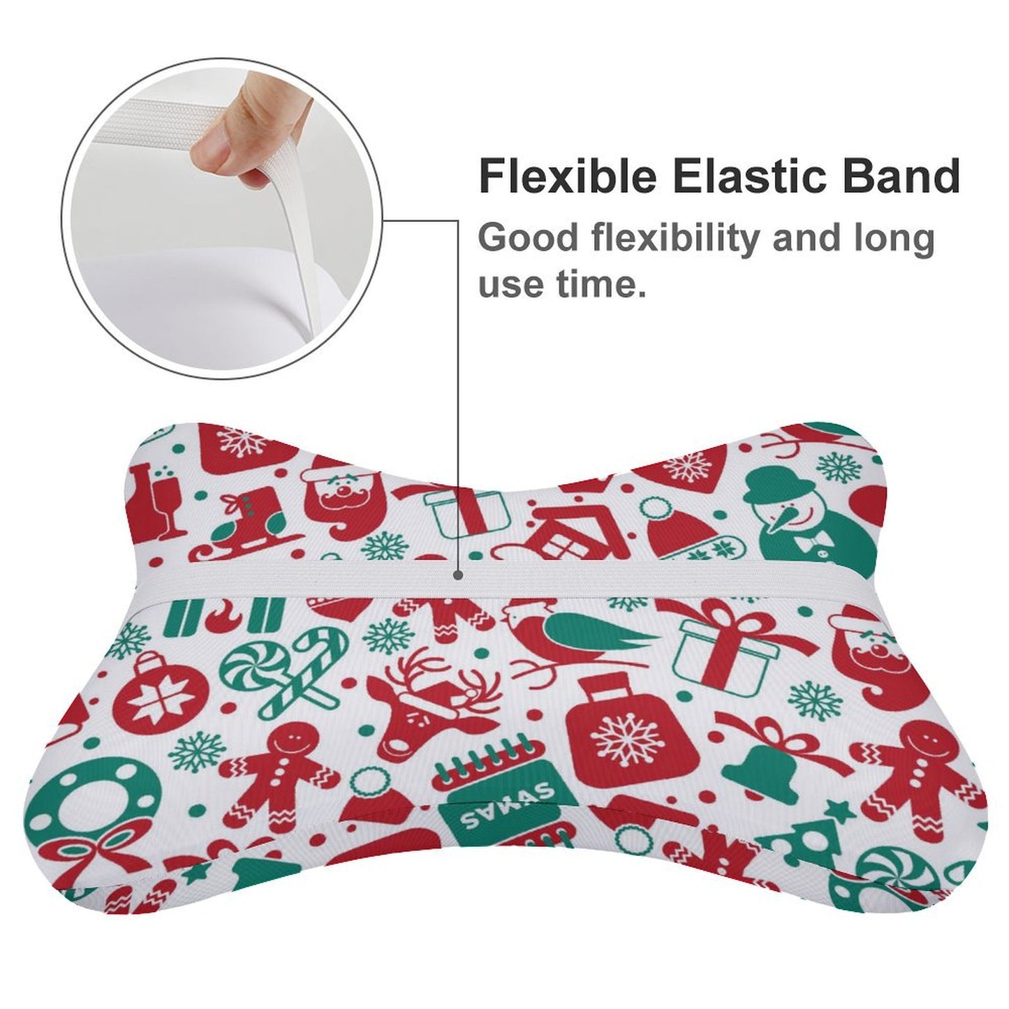 Custom Car Neck Pillow (2-Pack) | Memory Foam Headrest Support