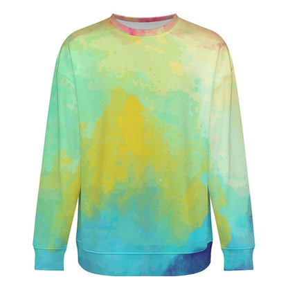 Custom Men's Drop Shoulder Sweater | Personalized Crewneck Pullover