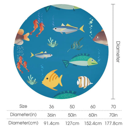 Custom Round Tablecloth | Personalized for Your Dining & Event