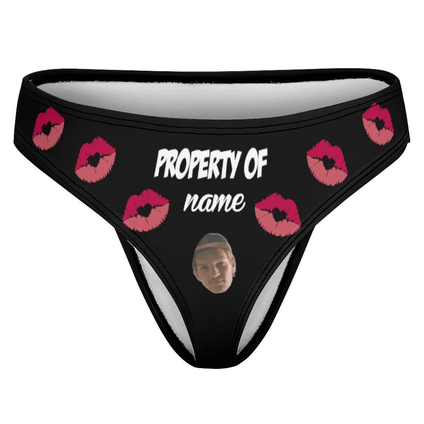 Custom Milk Silk Thong | Personalized Photo Underwear Gift